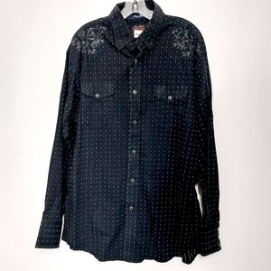 🔵BOGO FREE🔵 George Strait Troubadour Wrangler Western Shirt Sz XL